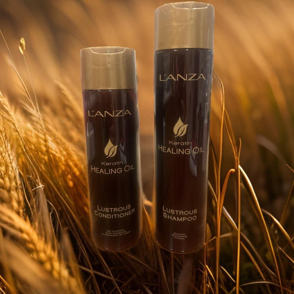 L'anza Repair Keratin Healing Oil Shampoo 10.1 oz Conditioner 8.5 oz